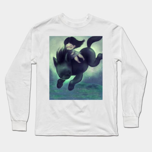 Kelpie Long Sleeve T-Shirt by selvagemqt